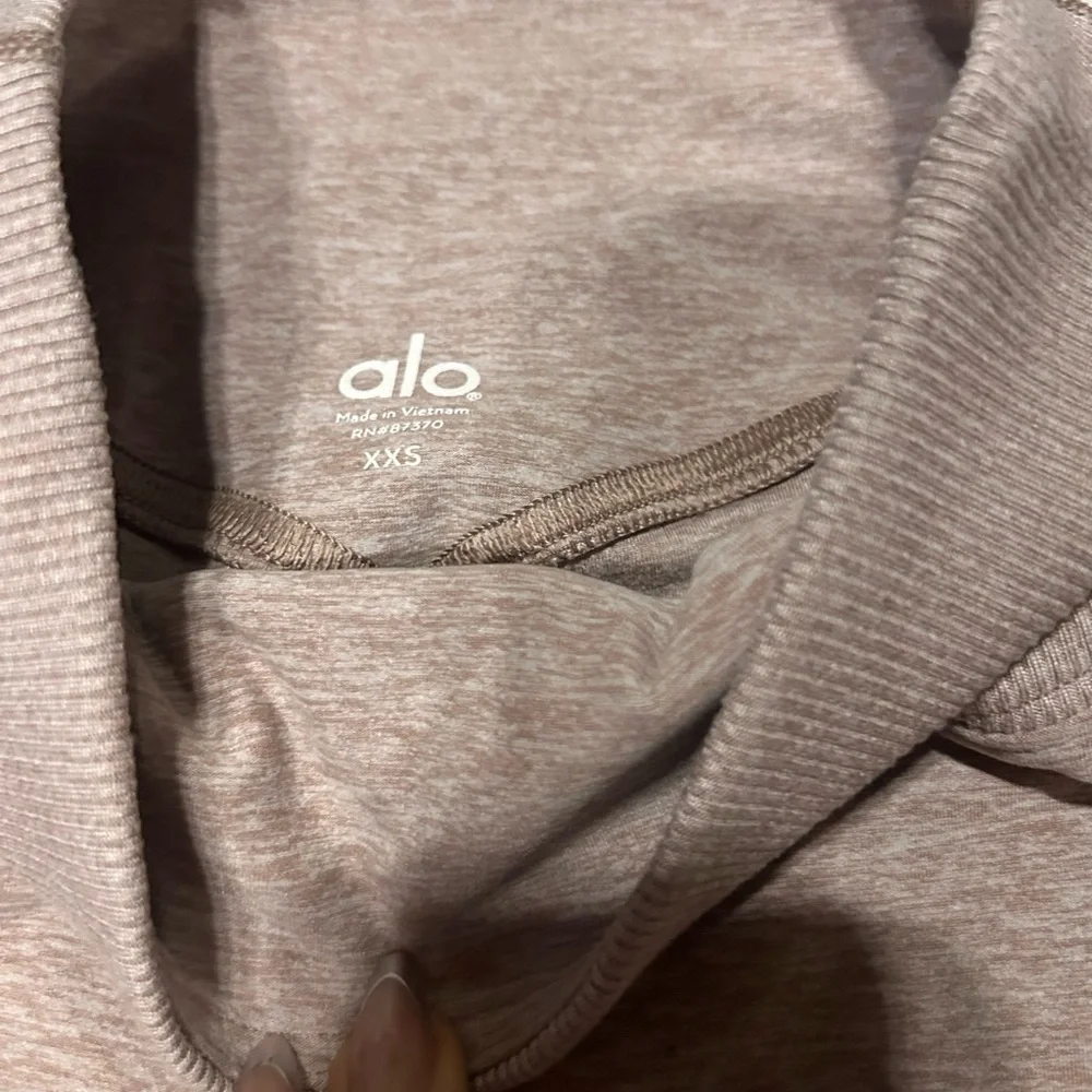 ALO Yoga Beige heathered High-Waisted Leggings Size XXS Athletic Yoga Pants